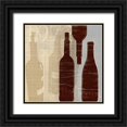thumbnail image 1 of Venter, Tandi 26x26 Black Ornate Wood Framed with Double Matting Museum Art Print Titled - Bordeaux I, 1 of 4
