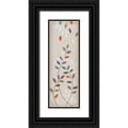 thumbnail image 1 of Venter, Tandi 9x18 Black Ornate Wood Framed with Double Matting Museum Art Print Titled - Leaflets II, 1 of 4