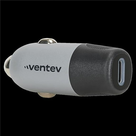 Ventev CC20-HDBX266744 20W Ultrafast USB C Universal Car Charger - Dark Gray