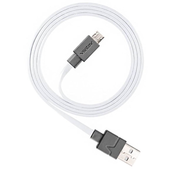 Ventev (544340) 3.3Ft Sync & Charge Cable for Micro USB Devices Cable - White