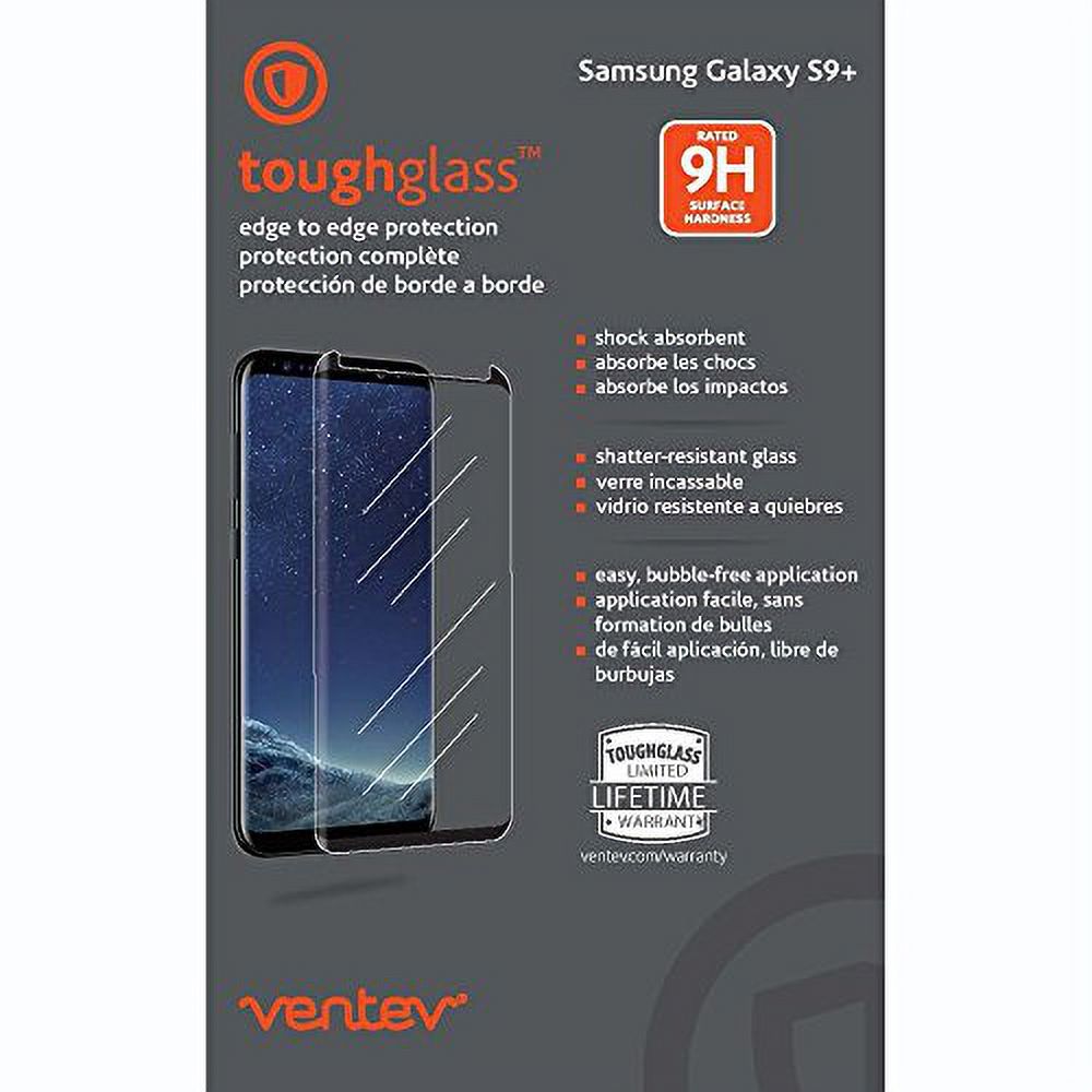 Ventev Toughglass Edge to Edge Glass Screen Protector (Samsung Galaxy S9+)