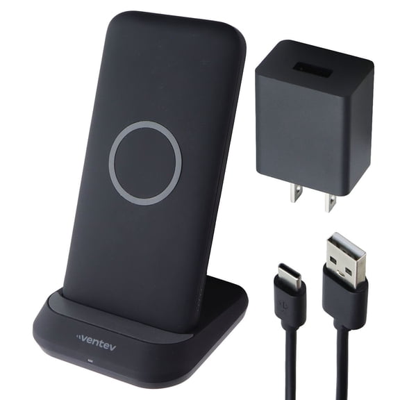 Ventev Universal 10W Wireless Portable Battery & Charge Stand - Black