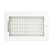 Venti Air 10 in x 6 in Adjustable, Single Deflection, 1 Way Supply Register - Free 2-3 Business Day Delivery