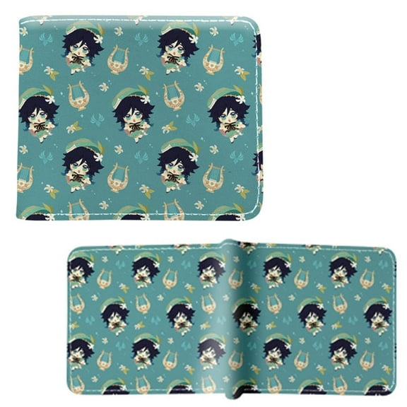 Venti Patterns - Genshin Impact 4x5" Bi-Fold Wallet
