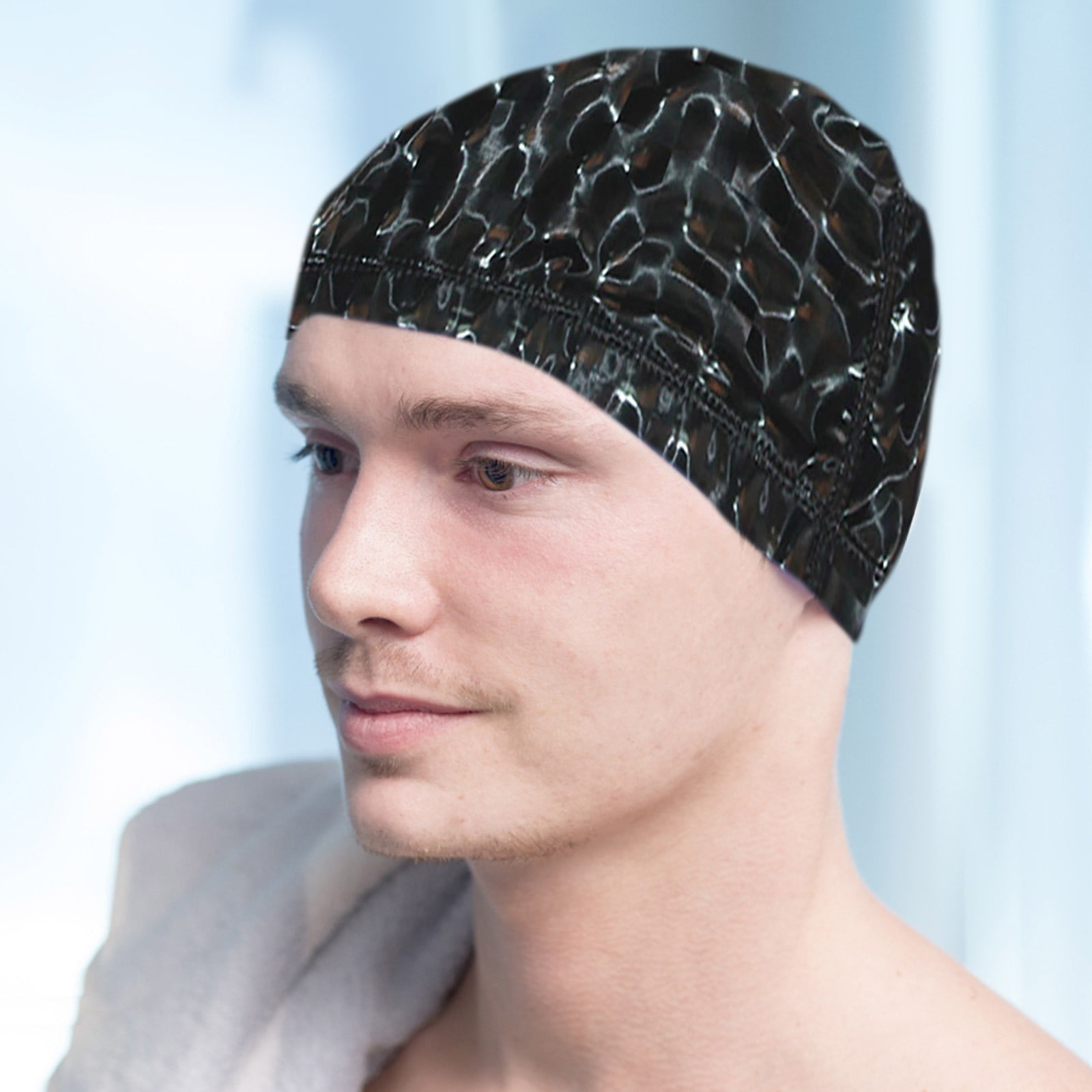 Ventilate PU Swim Cap For Women Men Large Size Swimming Caps For Long Hair/Braids To Keep Hair