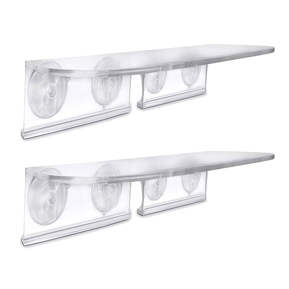 Ventilated Acrylic Vegetable Garden Rack Window Mounted Shelf Plant Holder