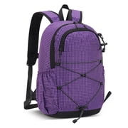 Ventilated Backpack Fesjoy Ventilated Backpack, Lightweight Travel Backpack, Large Capacity Splashproof Daypack with Safety Whistle for Urban Day Trips, Daily Hiking, Weekend Getaways, and Daily Use