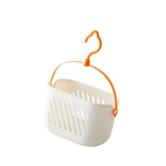 Ventilated Bathroom Basket With Quick-Dry Mesh & Grip Handle, Space-Saving Shower For Kitchen Essentials