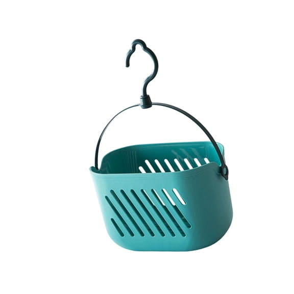 Ventilated Bathroom Basket With Quick-Dry Mesh & Grip Handle, Space-Saving Shower For Kitchen Essentials