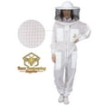 thumbnail image 1 of Ventilated Beekeeping Suit and Bee Family Stickers - YKK Metal Zippers - Men & Women - TOTAL PROTECTION - Self-Supporting Round Veil - Easily Take On & Off - 8 Pockets - Bee Stickers - Small, 1 of 1