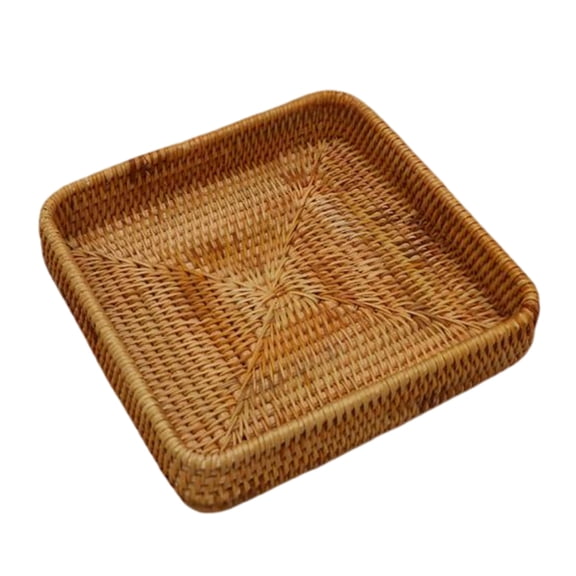 Ventilated Bread Storage Basket Handmade Fruit Holder For Countertop Dining Room