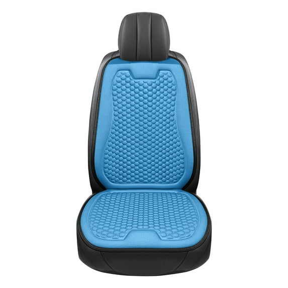 Ventilated Car Seat & Backrest Combo, Foldable Gauze Sponge Set for Long Drives (43×20in)