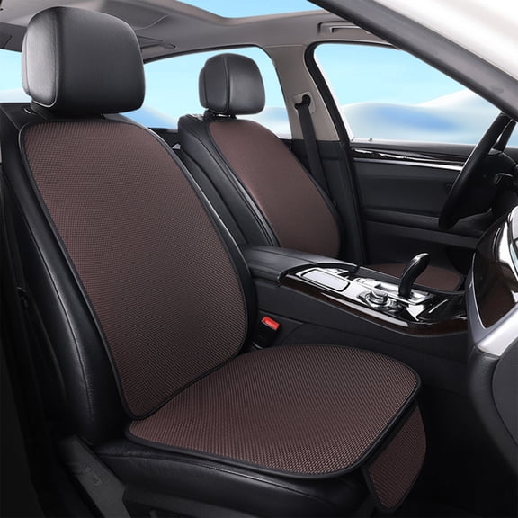 Ventilated Car Seat & Backrest Cushion Set, 24.4x19.7 Inch Breathable 3D Cooling Pad for Summer, Pressure-Relief Support for All Vehicles.