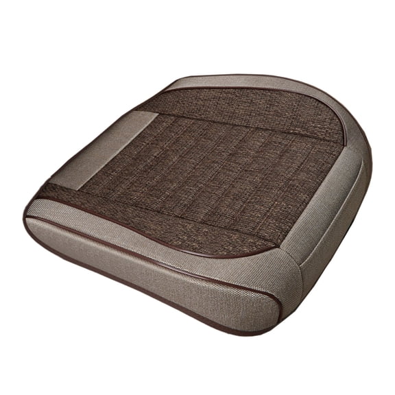 Ventilated Car Seat Cover, Linen Breathable Front Car Seat Protectors, Mesh Automotive Comfortable Seat Cushion for Car Truck SUV