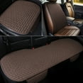thumbnail image 1 of Ventilated Car Seat Cushion,Breathable Back Support Pad,Mesh Material,All-Season Universal Cover for Long Drives,Office Use,Lightweight Design,Rear Seat Comfort Enhancer|Flax,Coffee,NCHKUN, 1 of 8