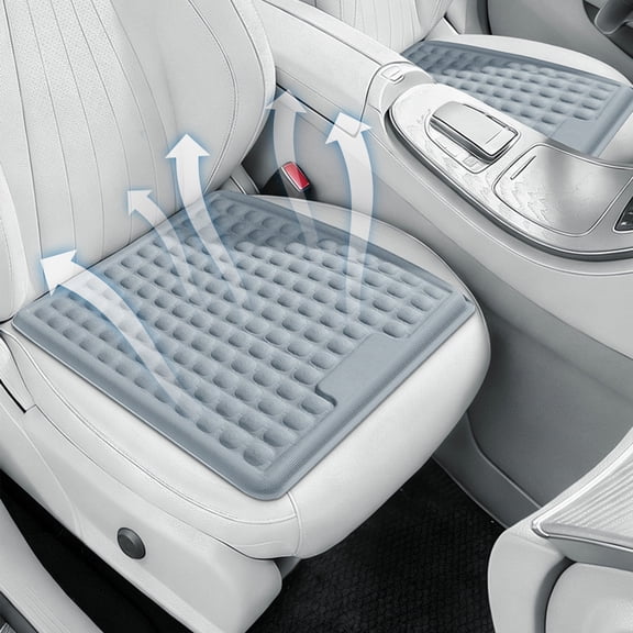 Ventilated Car Seat Cushion, Breathable Summer Cool Comfort, Heat Dissipation Pressure Relief, Universal Fit for Car, Office, Travel