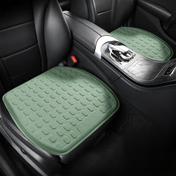 Ventilated Car Seat Cushion | Summer Cooling Gel Pad | 48x46cm | Breathable Mesh Design | Multi-Point Support | Universal Fit for Cars | Black/Blue/Orange/Gray/Green