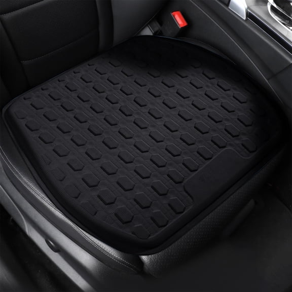 Ventilated Car Seat Cushion | Summer Cooling Gel Pad | 48x46cm | Breathable Mesh Design | Multi-Point Support | Universal Fit for Cars | Black/Blue/Orange/Gray/Green