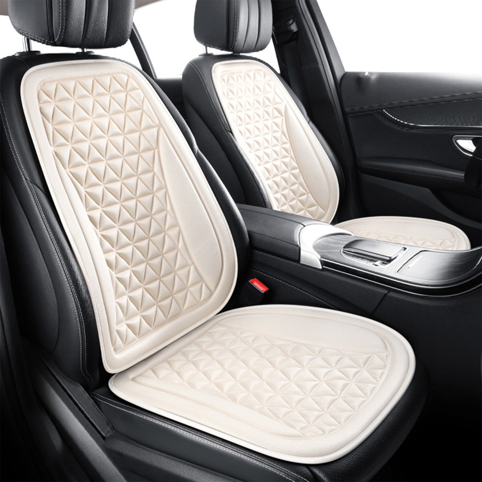 Ventilated Car Seat Cushion with Backrest - Comfortable Summer Cushion ...