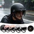 thumbnail image 1 of Ventilated Electric Scooter With Flip Up Clear Visor Lightweight Shock Absorbing Safety Hard Hat For E Bike Moped Motorcycle Commute Rainy Outdoor Riding Gear, 1 of 7