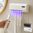 thumbnail image 1 of Ventilated Electric Toothbrush Dryer - Wall-Mounted Storage with Airflow System, 1 of 7