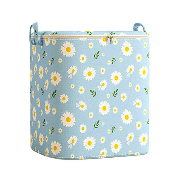 Ventilated Fabric Laundry Bin Collapsible Dirty Clothes Hamper with Handles for Bedroom