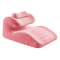thumbnail image 1 of Ventilated Foam Lumbar Support Pillow GERD Relief Cushion Breathable Orthopedic Back Rest for Reflux Comfort(Hot Pink), 1 of 5