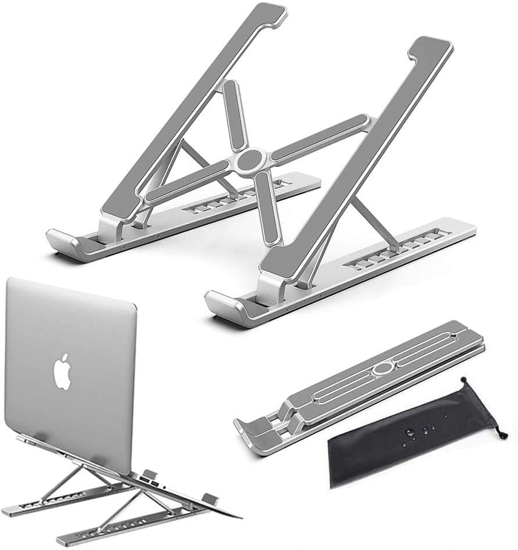 Ventilated Laptop Stand, Aluminum Laptop Stand, Adjustable Laptop Stand, Accessory For Macbook, Dell, Lenovo, Hp, Tablet, Other Laptops (10-18 Inch)