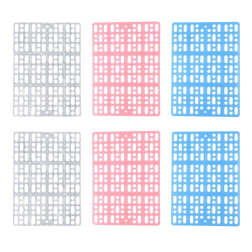 Ventilated Mesh Pet Cage Mat For Small Animals Rabbits Guinea Pigs Easy to Clean AntiSlip Floor Pad Habitats Decors 6PCS