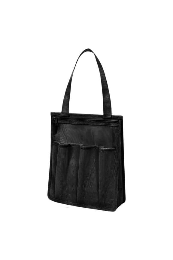 Ventilated Meshes Shower Bag for Bathroom Organization Hanging Gym Beach Bag With Quick Drains Designs