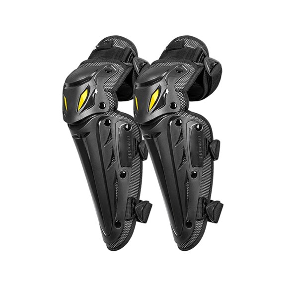 Ventilated Outdoor Sports Elbow Guard Kneepad With Plastic Feature Enjoy Daily Comfort For Commuting Trail Riding Black