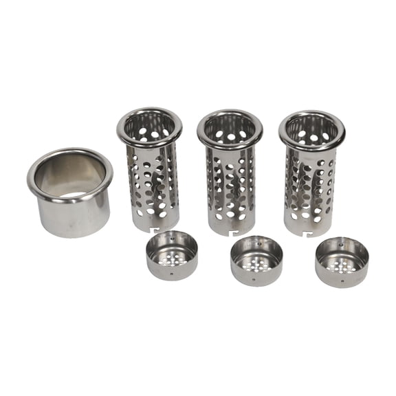 Ventilated Stainless Steel Tube Insert Set - 3", 2.", 2", 2"