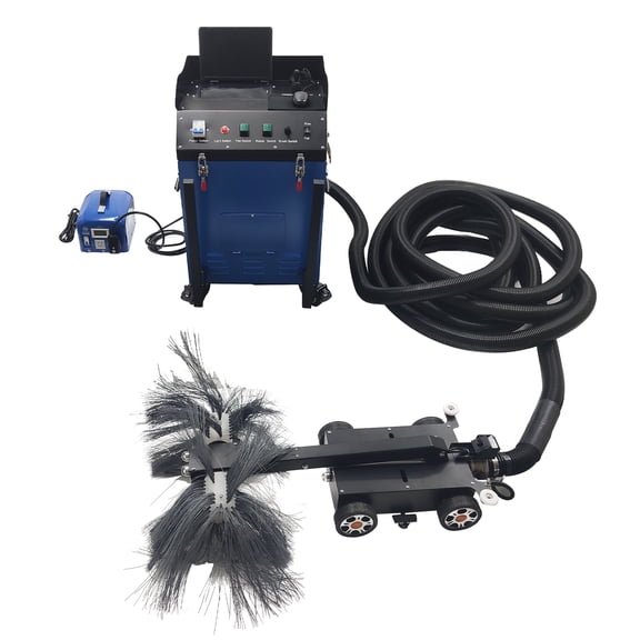 Ventilation Duct Cleaning Robot Intelligent Pipe Dust Sweeping Cleaner 220V/110V 9.84-31.5" Pipeline Range