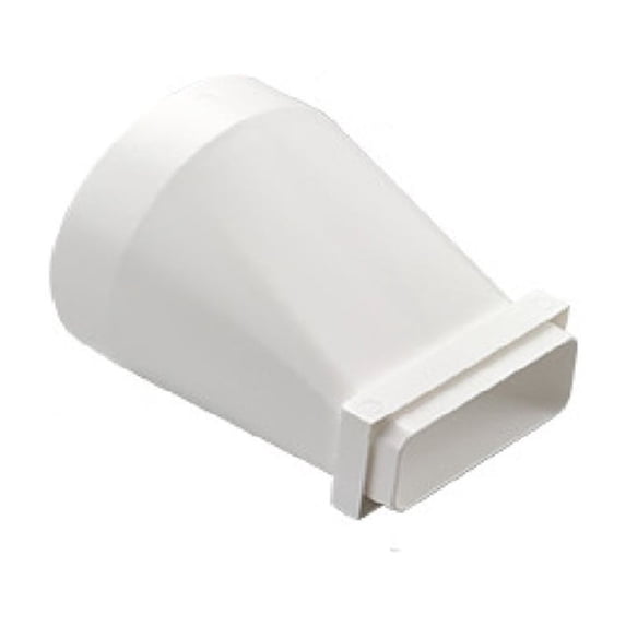 Ventilation Duct Converter Rectangular to Round Straight Channel Connector Flat Ducting Adaptors to Round Converter