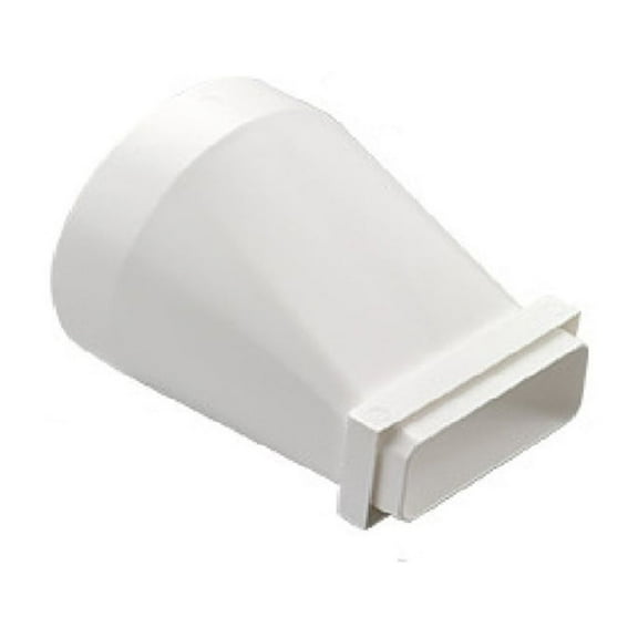 Ventilation Duct Converter Rectangular to Round Straight Channel Connector Flat Ducting Adaptors to Round Converter