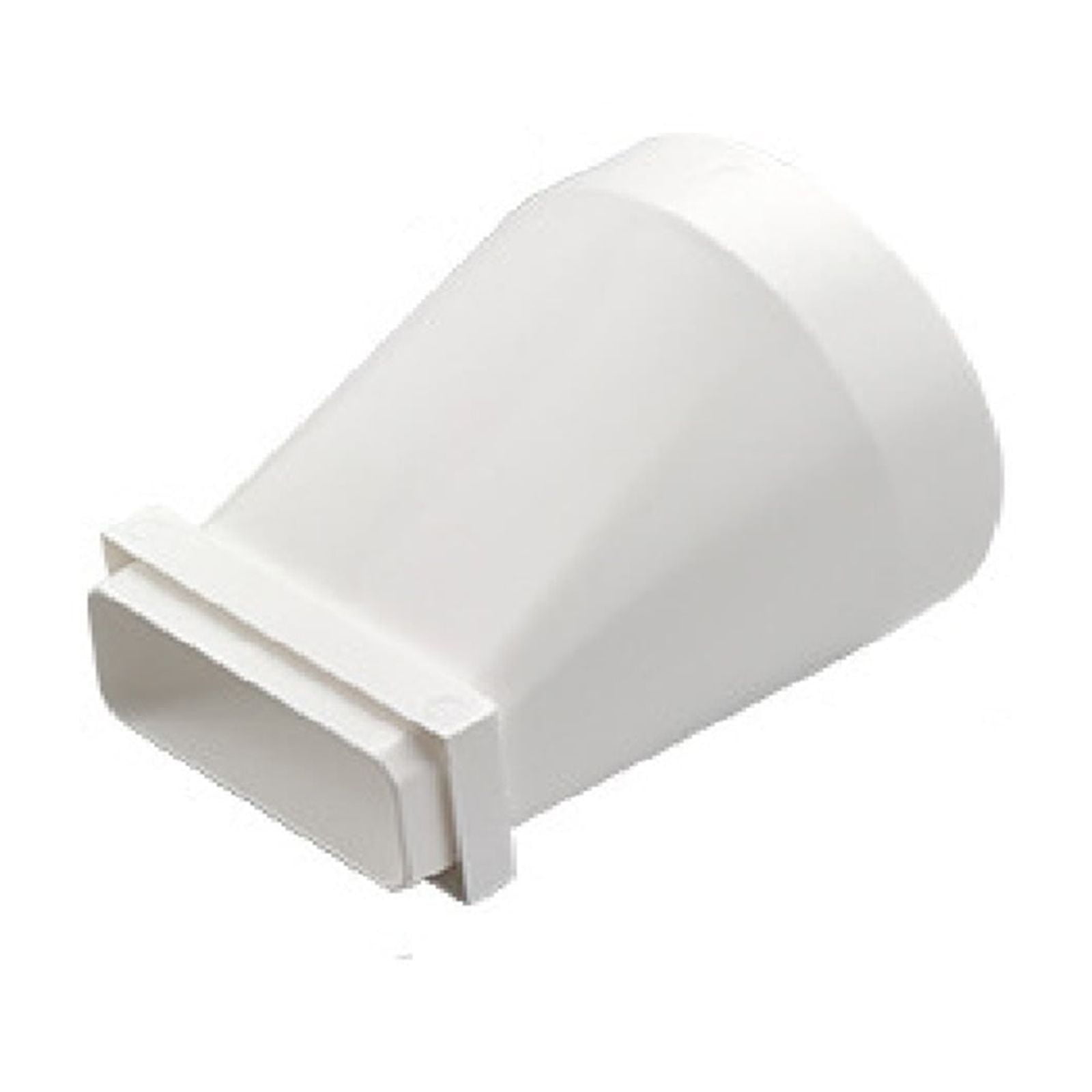 Ventilation Duct Converter Rectangular to Round Straight Channel ...
