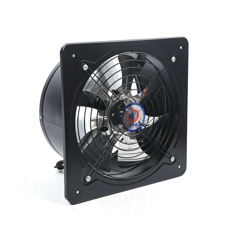 NeNchengLi 12'' Utility Blower Fan Wall Mounted Portable Exhaust Fans, Axial Flow Blower Fans, Portable Kitchen Warehouse Paint Booth Ve