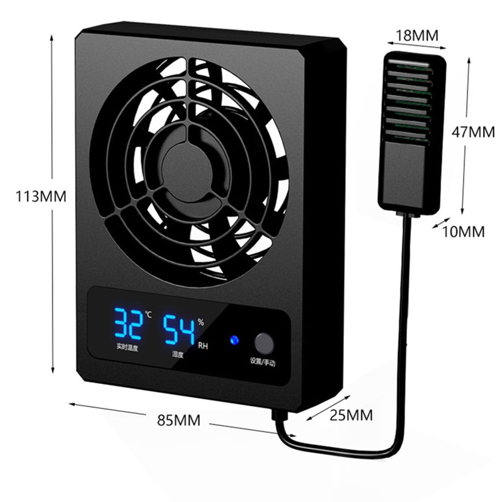 Ventilation Fan For Reptile Enclosure Dehumidifier for Rainforest Terrarium Walmart
