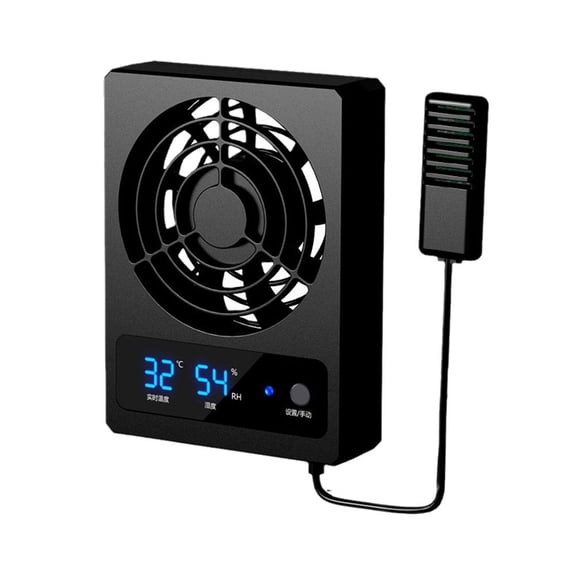 Ventilation Fan for Reptile Enclosure, Dehumidifier for Rainforest Terrarium Vivarium, Improving Air Circulation for Amphibians, Reptiles, and Snakes