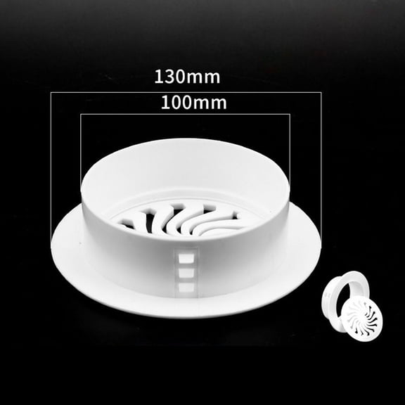 Ventilation Grille Plastic Cover For Wall Hole Air Conditioning Openings With Shutter Made From Heat Resistant Pp Material