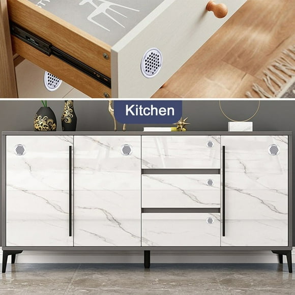 Ventilation Mesh Air Vent Grill Cover Home Cabinets Stainless Steel Tools Accesseries Colorfast Mesh Metal Round