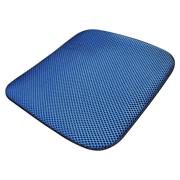 Ventilation Seat Cushion for Long Sitting, Soft & Breathable Seat Cushion, for Chair, Car, Office, Home, Wheelchair, Blue