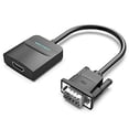 thumbnail image 1 of Vention Male VGA to Female HDMI Cable, Black, 1 of 3