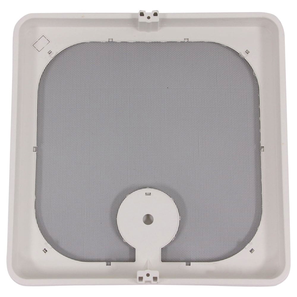 Ventline BVC0573-32-04 Removable Radius Corner Screen Kit for Ventadome Power Lift RV Roof Vents - Birch White