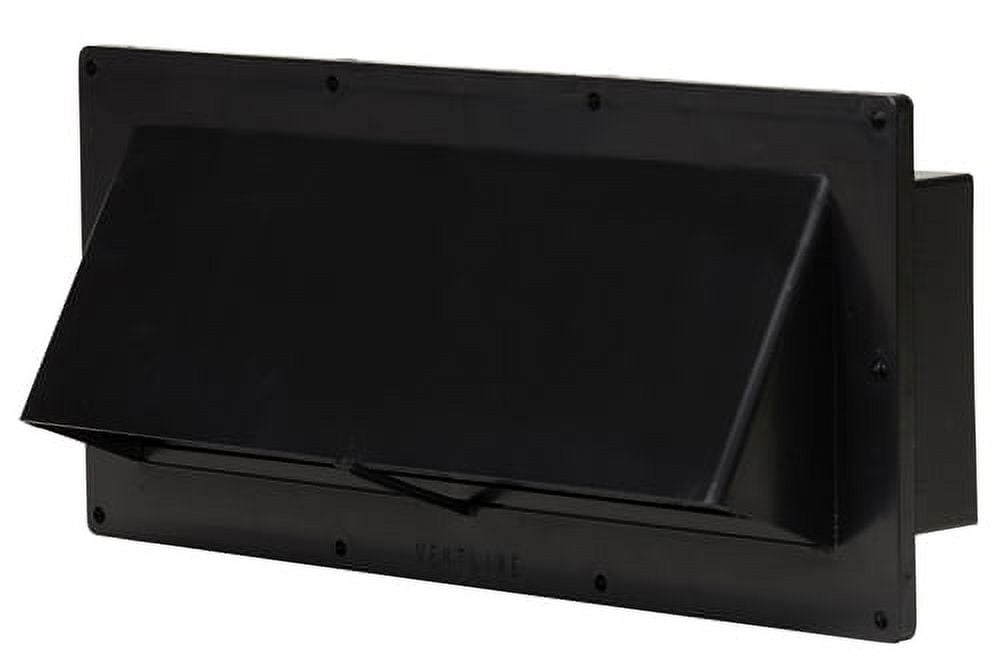 Ventline Mobile Home/RV Black Exterior Sidewall Range Hood Vent w/Damper V21115