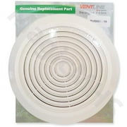 Ventline V2270 9-5/8 Duct Ventilation Fan Grill Only - White