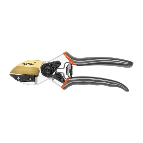 Ventool 8.5" Sharp Bypass Pruning Shears - Grey