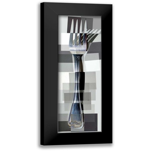 Ventosa, Pep 7x14 Black Modern Framed Museum Art Print Titled - Fork