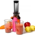 thumbnail image 1 of Ventray Essential Ginnie 60 W 0.5 L 1-Speed Masticating Juicer, Pink (1 Count), 1 of 11