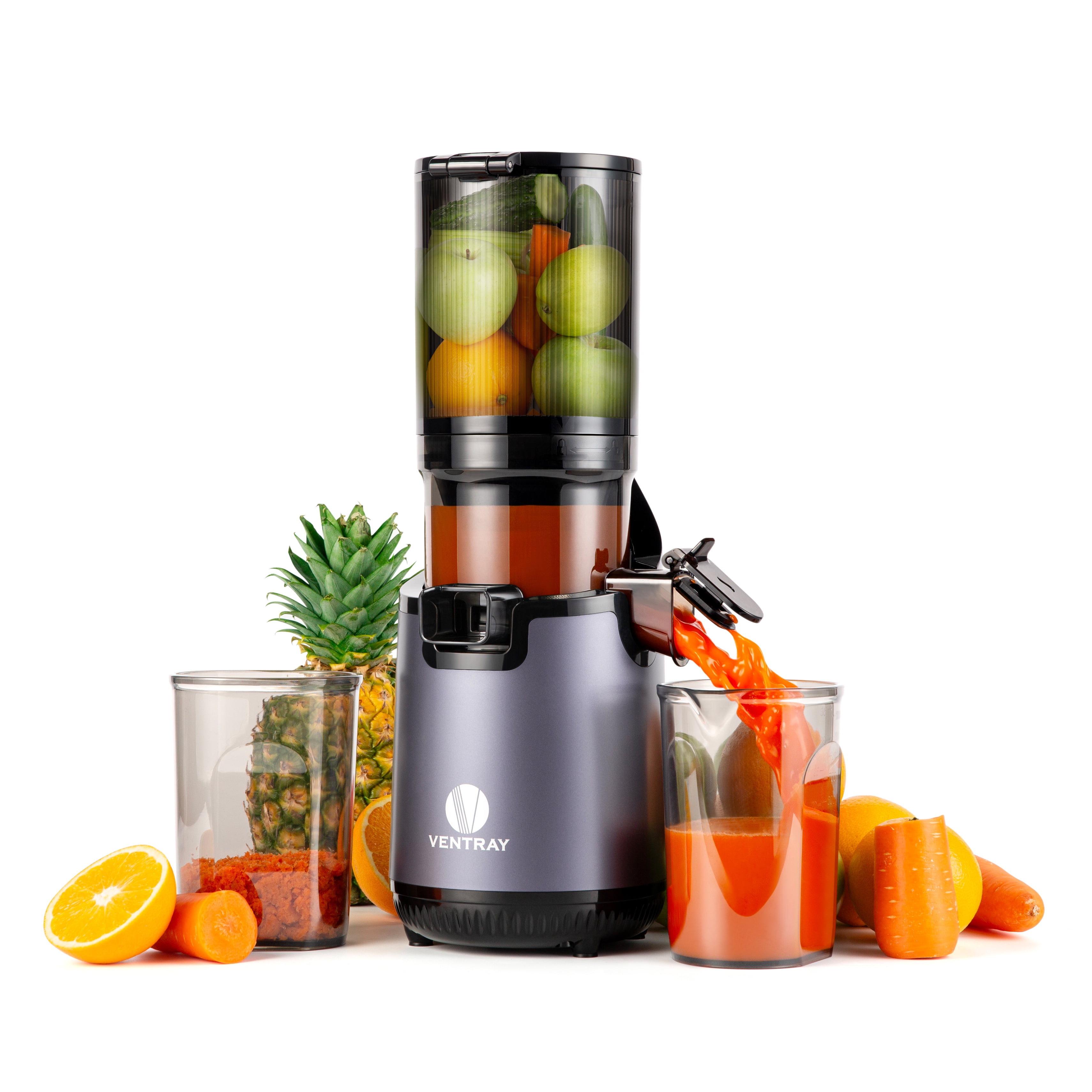 "Ventray 900 Masticating Juicer, 250W Motor, Slow Press Technology